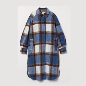 H&M Oversized Plaid Shacket